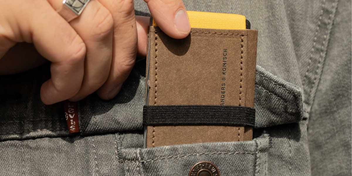 Kleiner Mini Geldbeutel Männer, um klein, leicht und mit allem Wichtigen unterwegs zu sein. Ideal für jede Tasche.